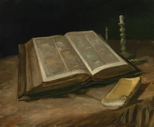 Nature morte à la Bible, 1885